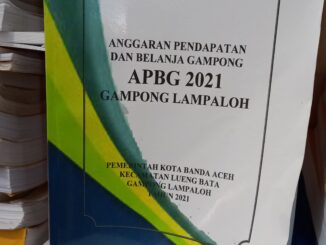 APBG Tahun 2021 Gp. Lampaloh